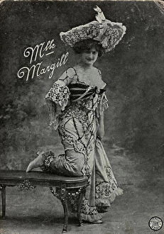 Park Bench Collection: Portrait of Mlle Margill, postcard
