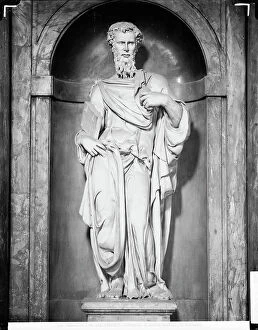 Images Dated 28th August 2013: Saint Andrew, marble statue, Andrea Ferrucci (1465-1526), Cathedral of Santa Maria del Fiore