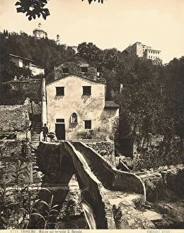 San Remo Collection: Mill on the San Romolo river, town of San Remo