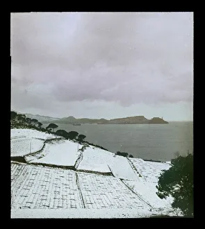 Snowfall on the Island of Elba