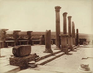 Timgad Collection: The so-called Market of Sertius in the ancient Roman city Colonia Marciana Traiana Thamugadi