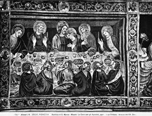 Images Dated 4th January 2013: The Last Supper. Tapestry, probably of Flemish manufacture, created from a drawing by Niccol di