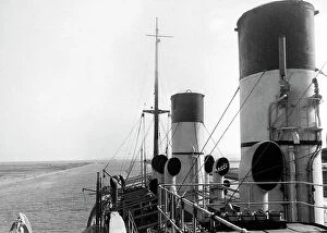 Suez Collection: Upper part of the ship 'Mazzini' in the Suez Canal