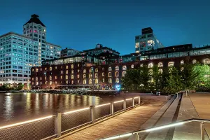 NYC Brooklyn Dumbo Clock Tower Building Print