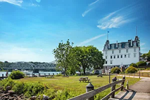 Prints of -01 Opera Prints: USA Connecticut East Haddam Wooden Bridge Print