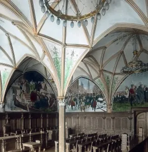 Danzig Council Chamber Interior Print