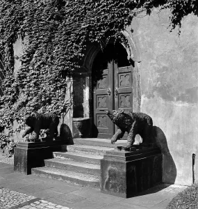 Dessau Castle Entrance Print, 1930s