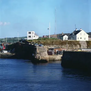 Alderney Harbour Print, 1985