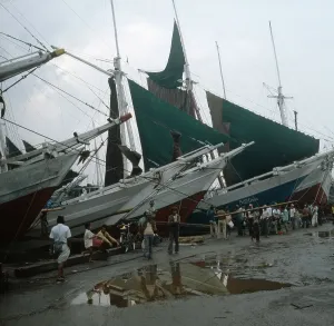 Java Harbour Print, Jakarta 1980s