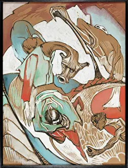 Stanisław Ignacy Witkiewicz Print - Fantastical Composition