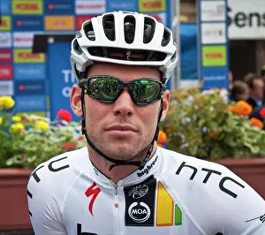 Tour De France Prints: Mark Cavendish Print, Team HTC Highroad, 2011 Tour of Britain