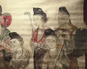Tang court ladies print