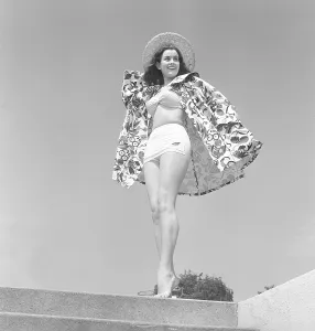 Vintage Bikini Styles Prints: 1950s swimsuit fashion. Kerstin Hakansson