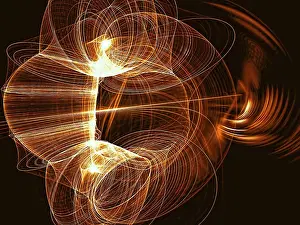 Abstract Technology Background Prints: Abstract technology background - computer-generated image