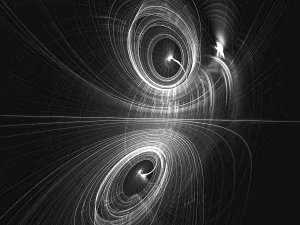 Computer Generated Image Prints: Abstract technology background - computer-generated image