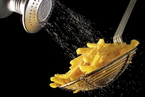 High Calorie Snacks Prints: Adding salt to chips