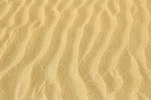 Wavy Structure In Sand Prints: Background image, wave pattern in the sand