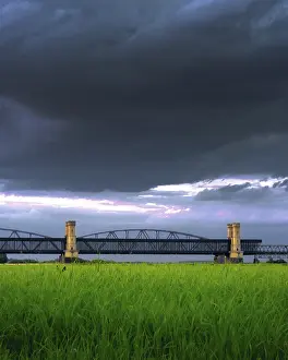 Eastern European Scenery Prints: In the background 'Lisewski Bridge'