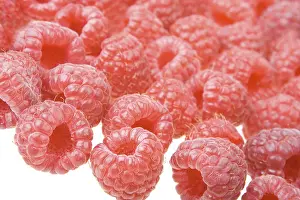 Close Up Raspberry Prints: Background of raspberry