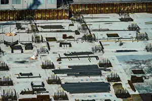 Tokyo Construction Site Prints: Basic construction of construction sites