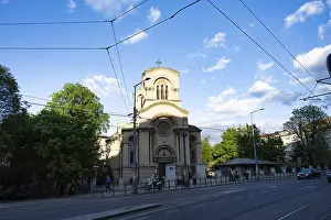 Prints of Belgrade, Serbia. April 23rd 2026. St. Alexandar Nevsky Serbian Orthodox Church, Belgrade, Serbia Serbia Prints: Belgrade, Serbia Print - St. Alexandar Nevsky Church