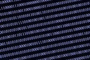 Computer Hacking Prints: Binary code