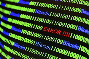 Computer Virus Symbol Prints: Binary code with Error lettering
