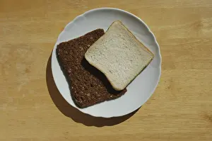 White Bread Slice Prints: Bread
