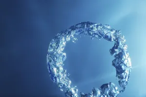 Round Bubble Formation Prints: Bubble Ring Underwater, Ring Bubble