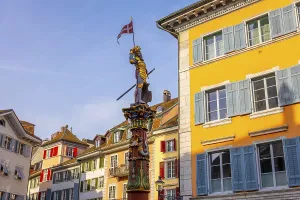 Solothurn Baroque Old Town Print, Switzerland
