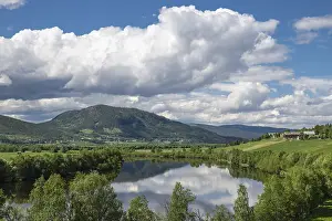 Prints of Cloud reflection in the River Glomma (Glama), Alvdal, Hedmark, Innlandet, Norway, June 2026 Cloud reflection in the River Glomma (Glma), Alvdal, Hedmark, Innlandet, Norway, June 2026 River Prints: Cloud reflection in the River Glomma Print, Alvdal, Norway
