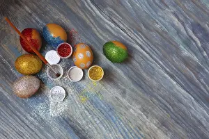 Easter Egg Dyeing Techniques Prints: Coloring Easter Eggs