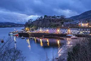 Isle Of Skye Prints: Colourful Houses Quayside Print, Portree, Isle of Skye