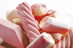 Close Up Macro Photography Prints: Colourful marshmallows