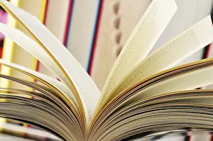 Educational Institution Interior Prints: Composition with books on the table