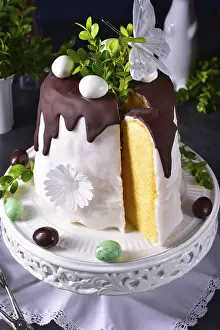 Homemade Dessert Prints: Cooked easter cake