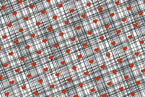 Abstract Heart Background Prints: Creative abstract heart pattern background texture