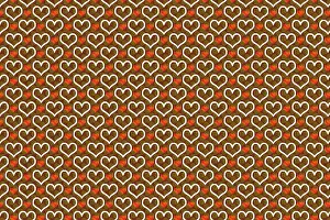 Abstract Heart Background Prints: Creative abstract heart pattern background texture