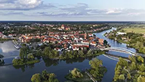 View From Above Havelberg Prints: Default