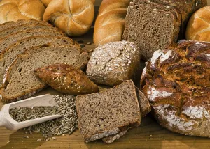 Balanced Diet Foods Prints: Several different types of bread