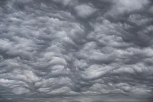Wavy Cloud Structure Prints: Dramatic cloud formation, format-filling