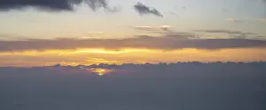 Dramatic Clouds Sunset Print