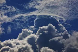 Cloud Formations Prints: Dramatic cloudscape with (cumulus) clouds