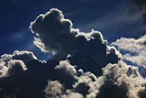 Rain Cloud Formation Prints: Dramatic cloudscape with (cumulus) clouds