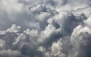 Upper Austria Weather Prints: Dramatic cloudscape with (cumulus) clouds