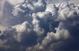 Upper Austria Weather Prints: Dramatic cloudscape with (cumulus) clouds