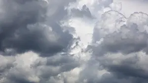 Cloudy Atmospheric Landscape Prints: Dramatic cloudscape with (cumulus) clouds