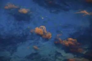 Overcast Austrian Skies Prints: Dramatic red cloudscape at dusk