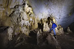Prints of Dripstone cave, cave of Pellumbas, Pellumbas, Qark Tirana, Albania Dripstone cave, cave of Pellumbas, Pllumbas, Qark Tirana, Albania Albania Prints: Dripstone Cave Print, Pellumbas, Albania