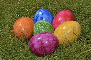Colorful Easter Eggs Prints: Easter egg, eggs, Easter, Easter